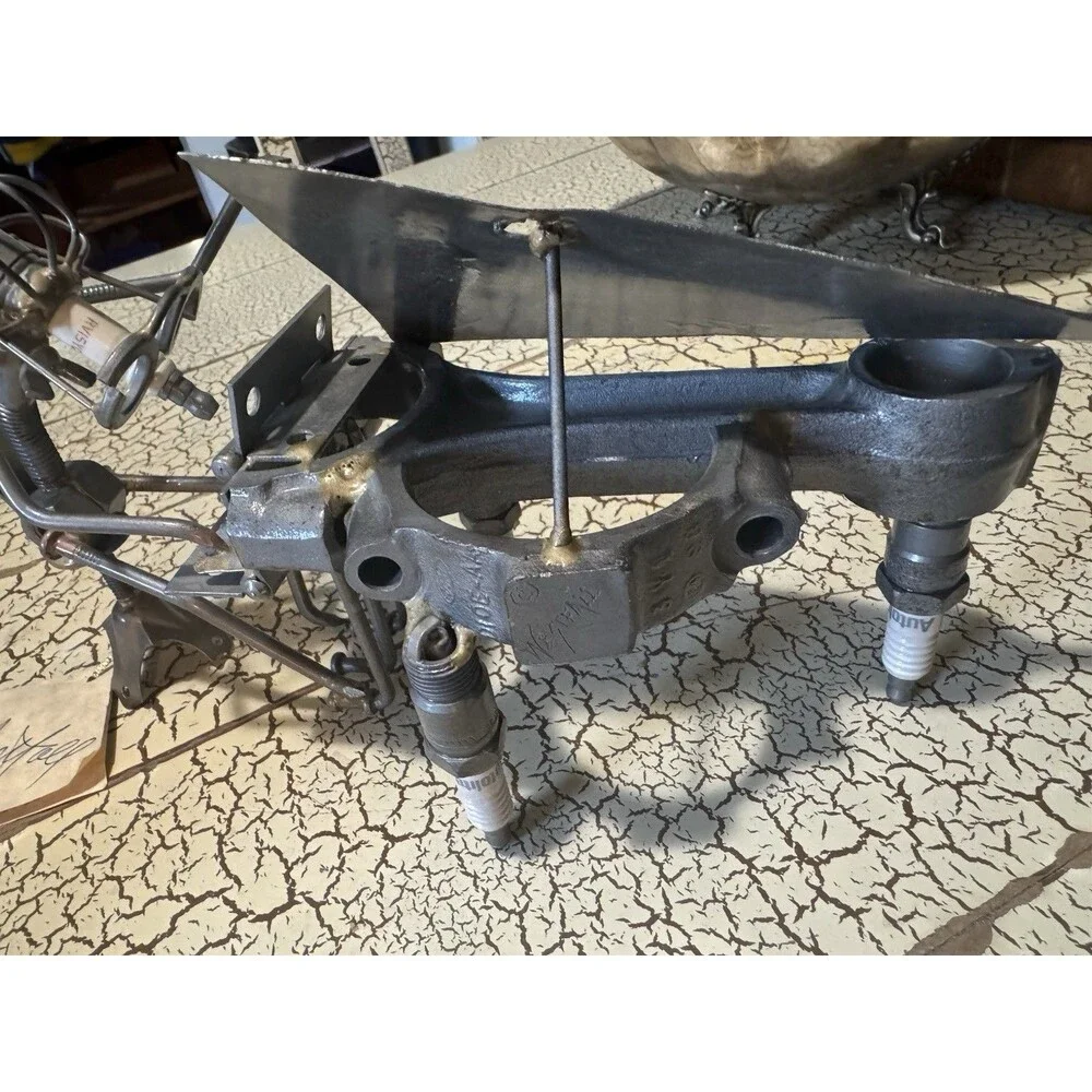 Bill Westfall - Piano Playing - Signed Nutz & Boltz Sculpture Original Metal Art